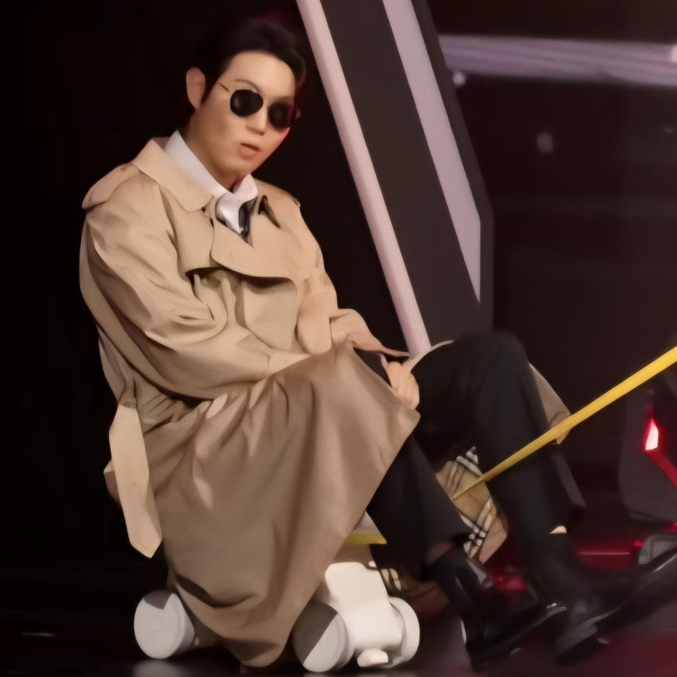 Behind-the-scenes cut of Son Taejin