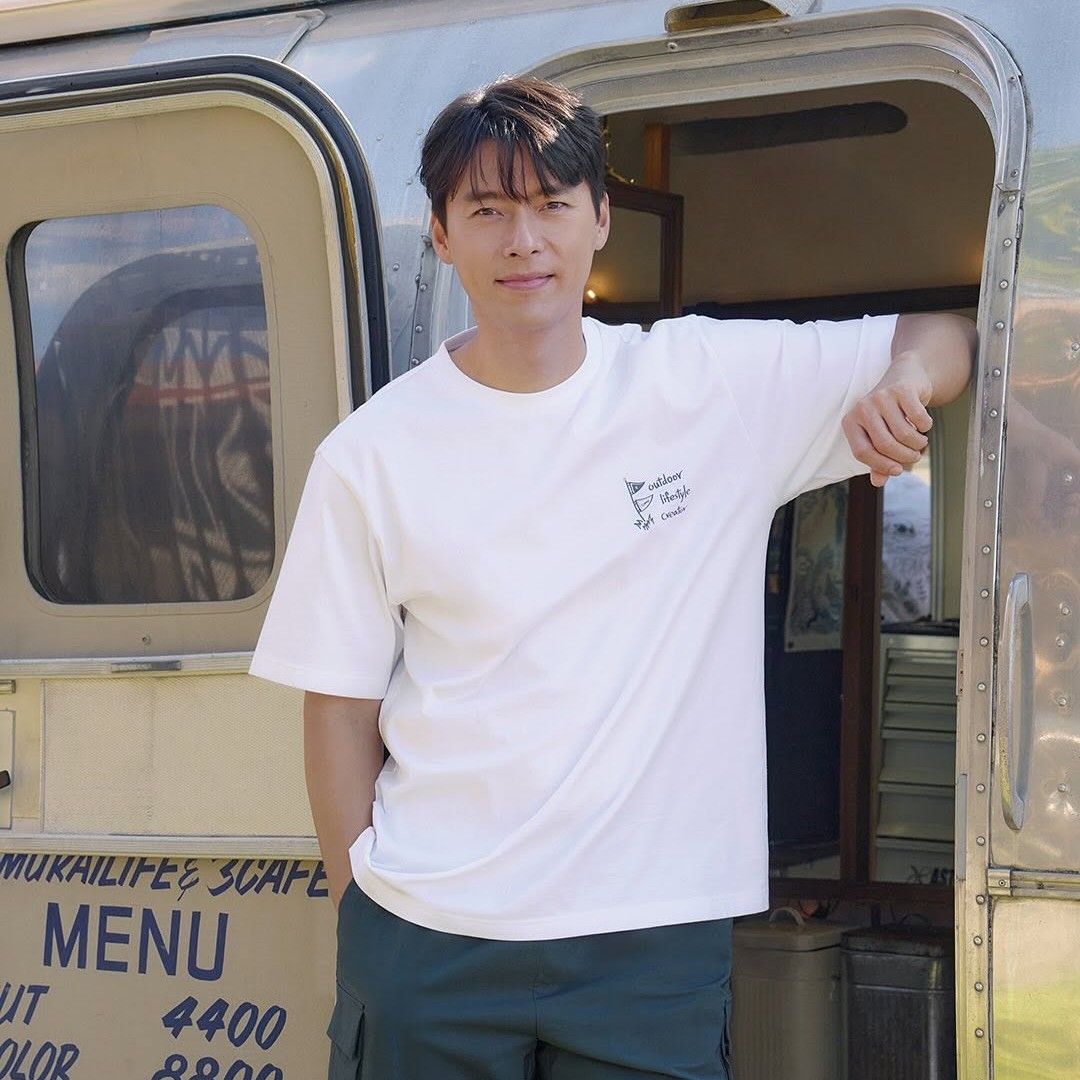 Recent activity shot of Hyun Bin