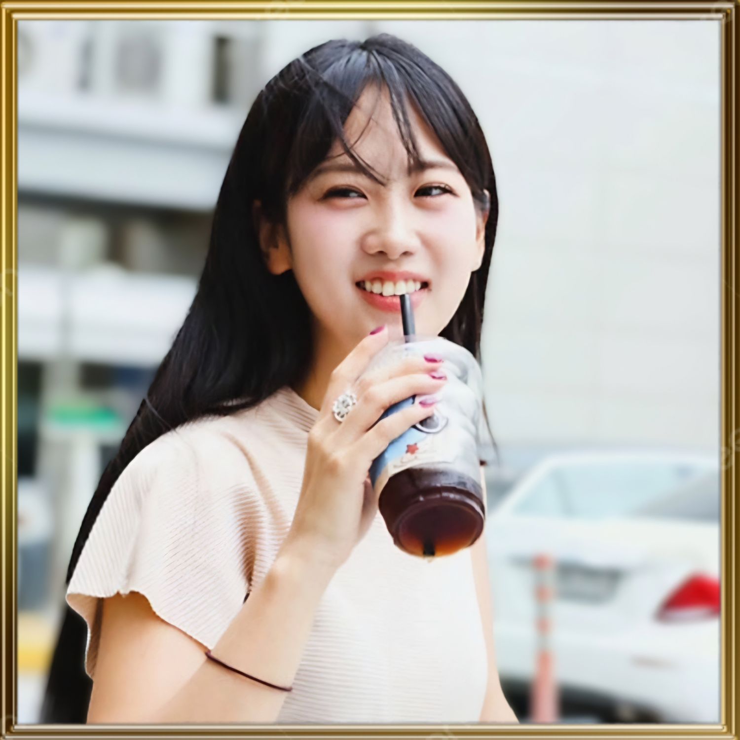 A moment captured by a fan of Kang Hyeyeon