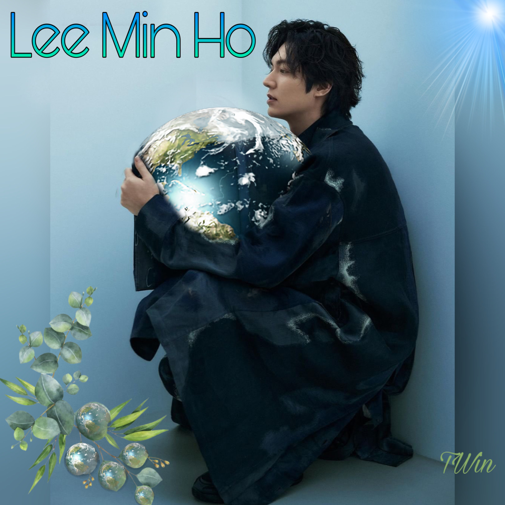 粉丝拍下的李敏镐瞬间