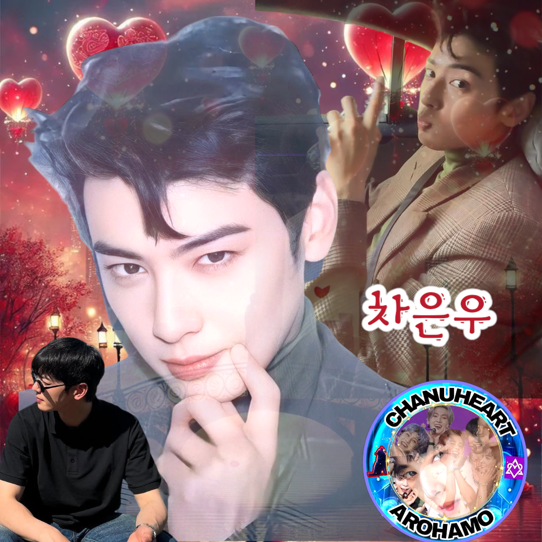 Behind-the-scenes cut of Cha Eunwoo