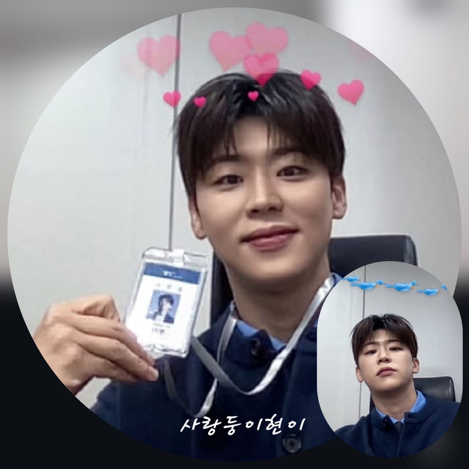 Behind-the-scenes cut of Park Jihyeon