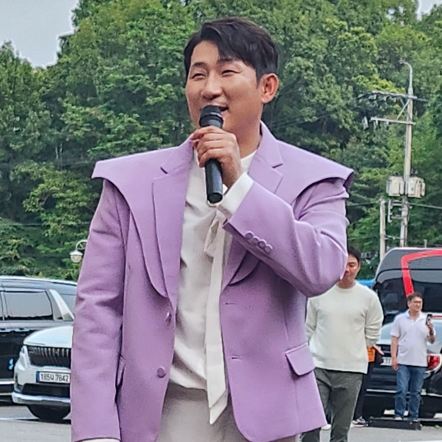Behind-the-scenes cut of Na Sangdo