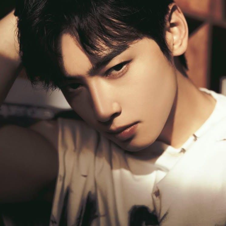 A moment captured by a fan of Cha Eunwoo