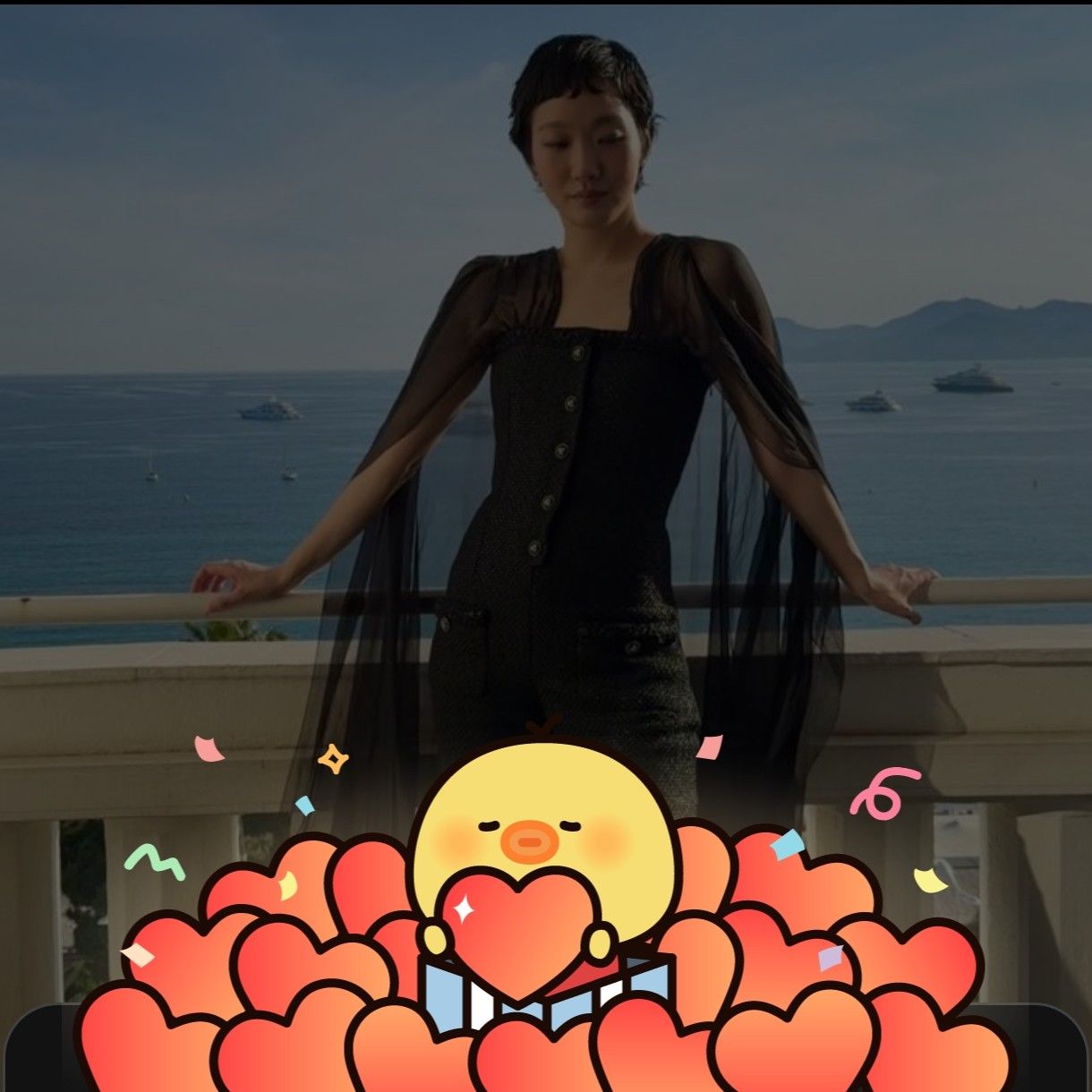 Behind-the-scenes cut of Kim Goeun