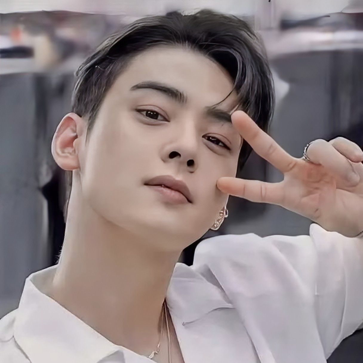 Behind-the-scenes cut of Cha Eunwoo