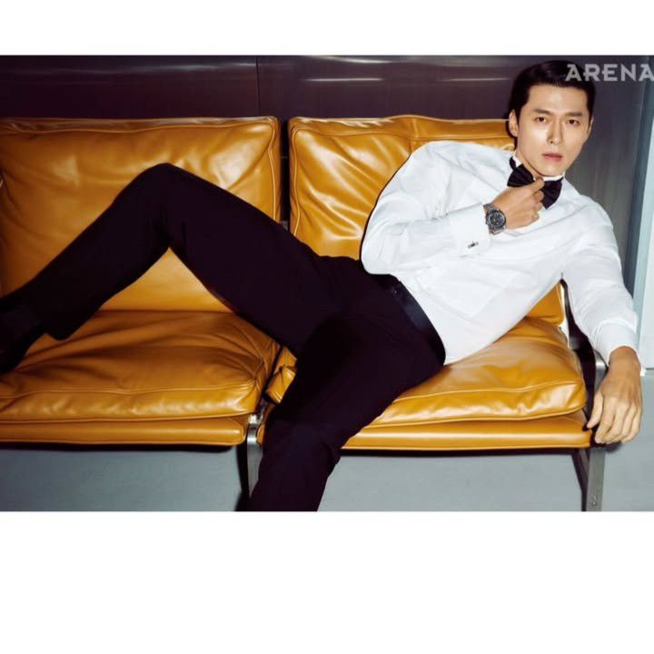 Recent activity shot of Hyun Bin