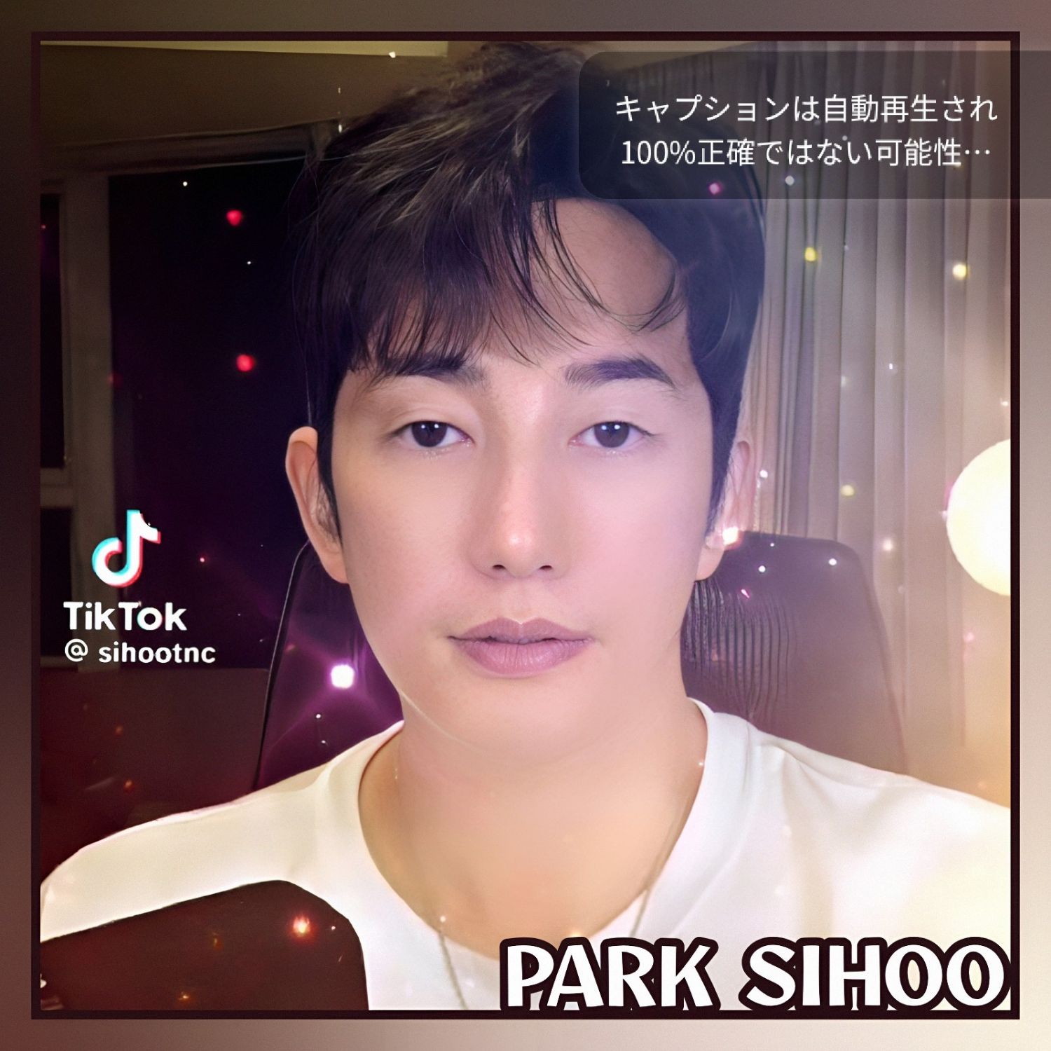 Behind-the-scenes cut of Park Sihoo