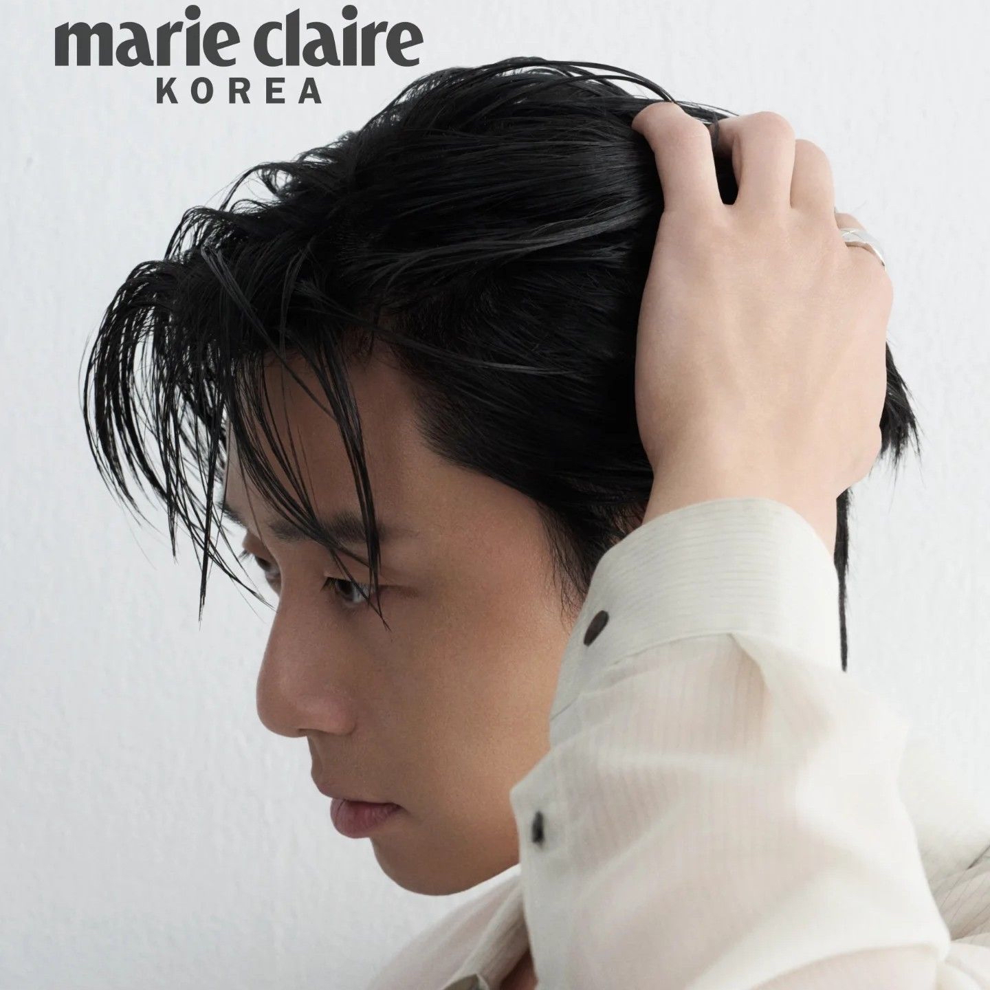 Behind-the-scenes cut of Park Seojoon