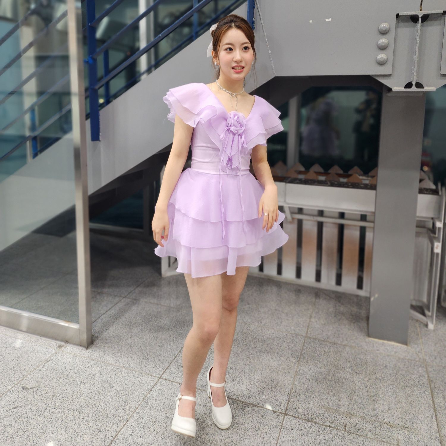 A moment captured by a fan of Oh Yujin