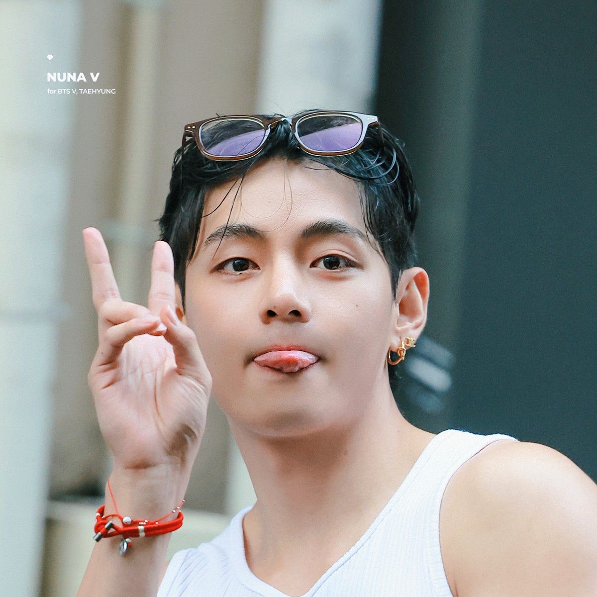 A moment captured by a fan of Kim Taehyung (V)
