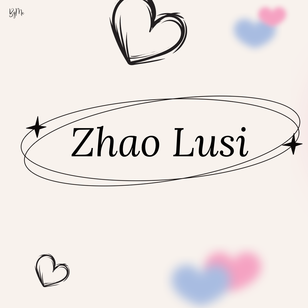 Behind-the-scenes cut of Zhao Lusi