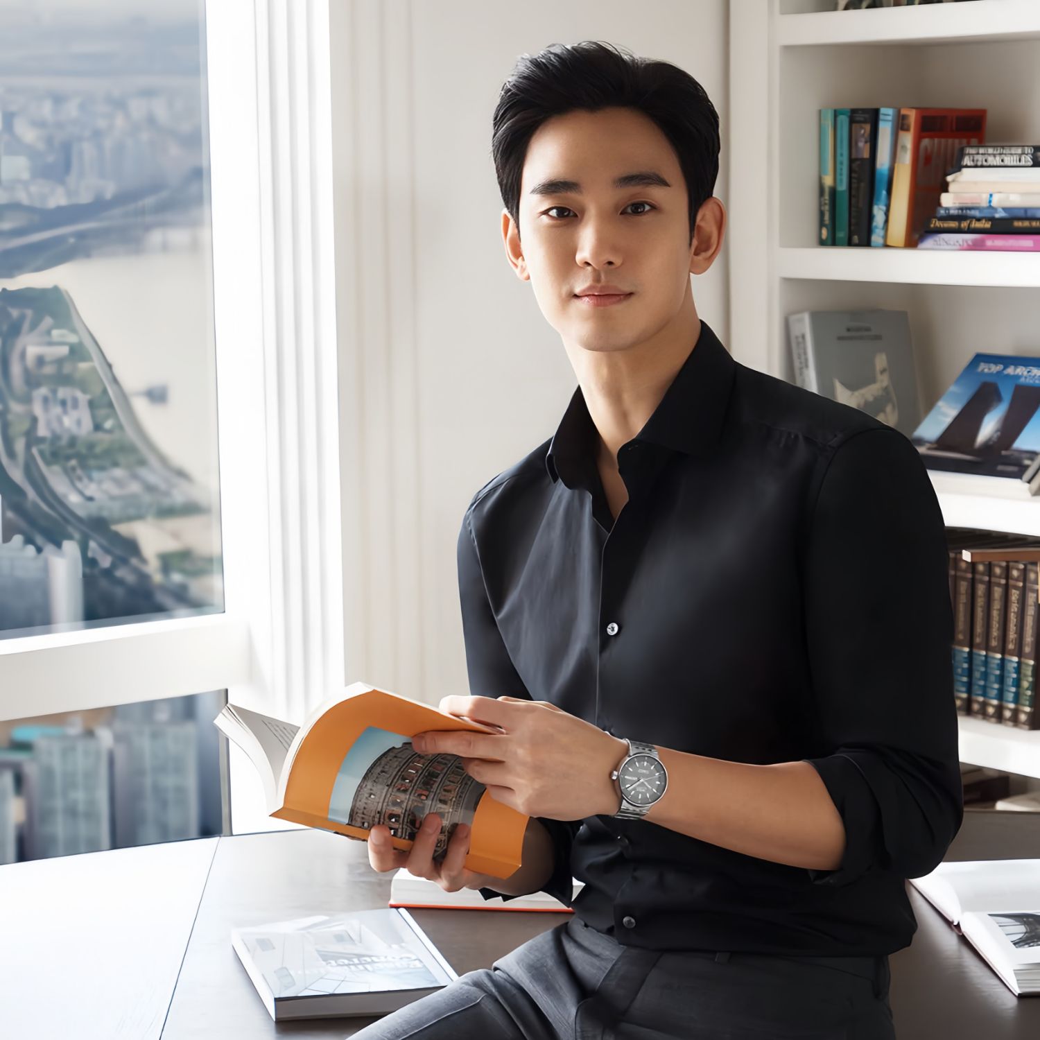 A moment captured by a fan of Kim Soohyun