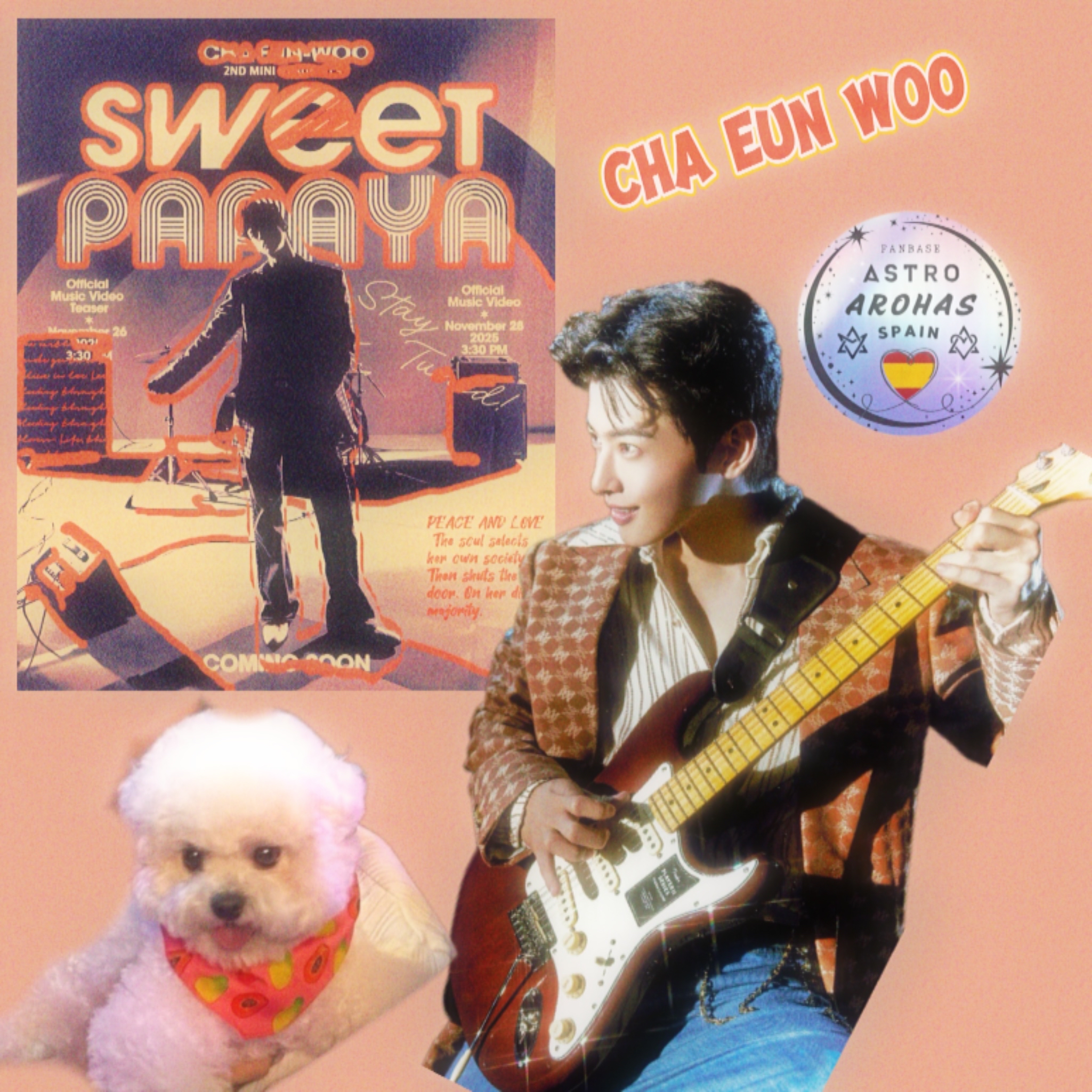 Recent activity shot of Cha Eunwoo