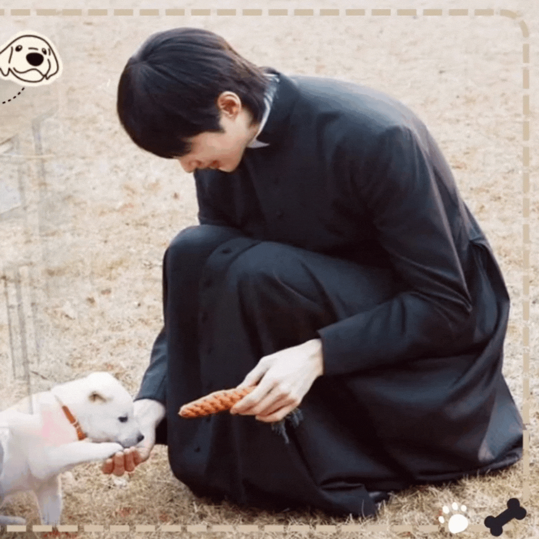 Behind-the-scenes cut of Byeon Wooseok