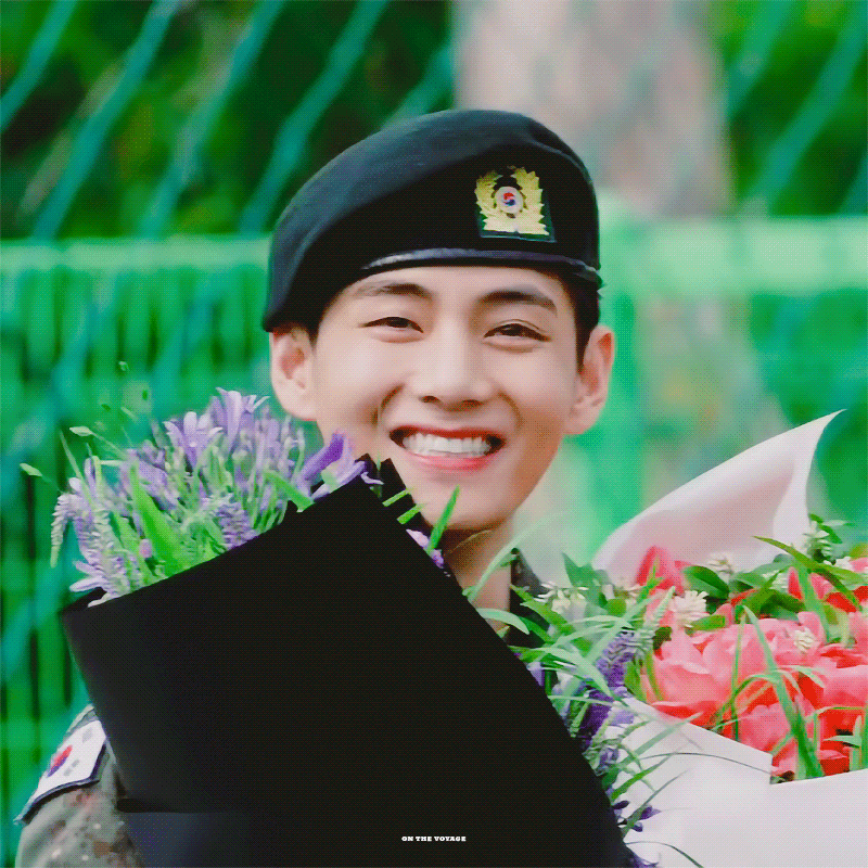 Recent activity shot of Kim Taehyung (V)