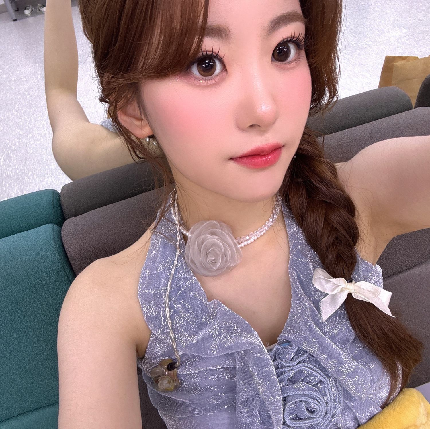 A moment captured by a fan of Oh Yujin