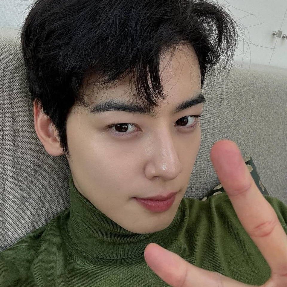 Recent activity shot of Cha Eunwoo