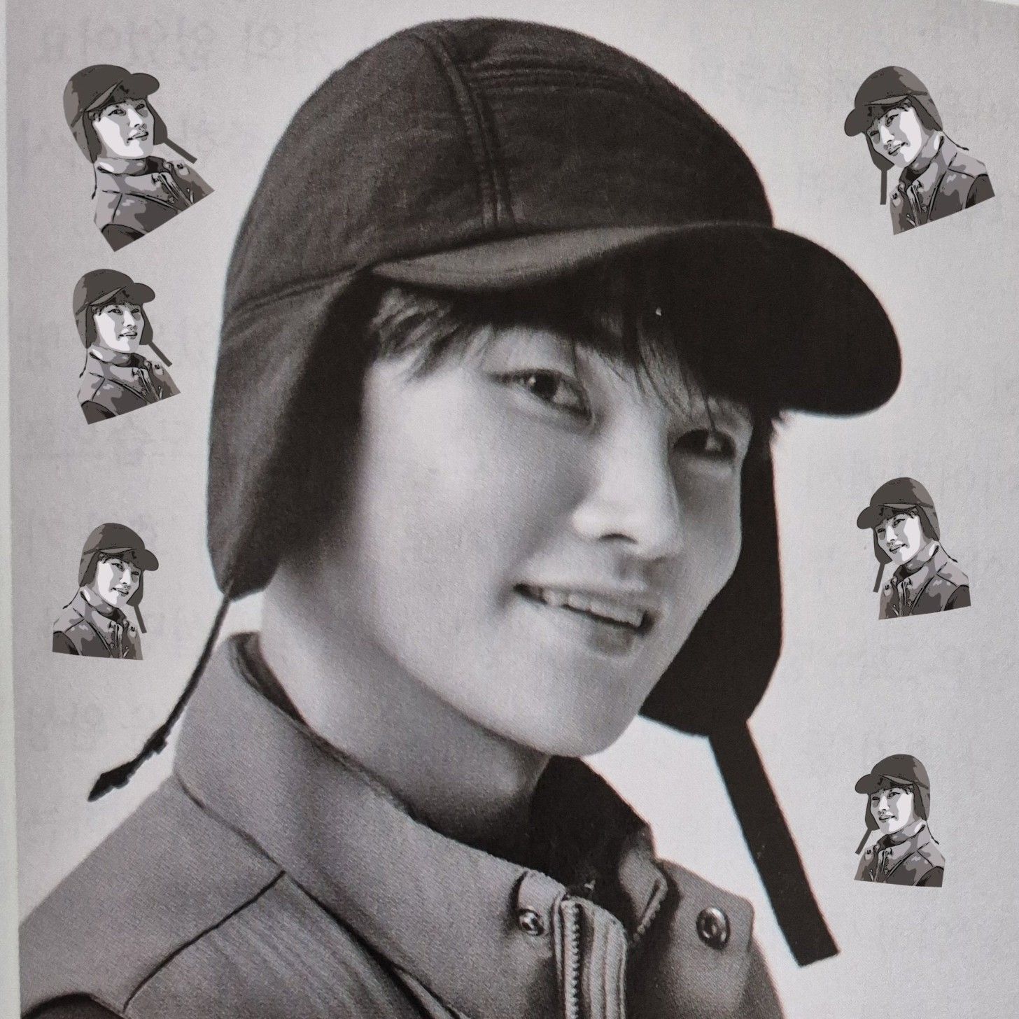 Behind-the-scenes cut of Park Seojin