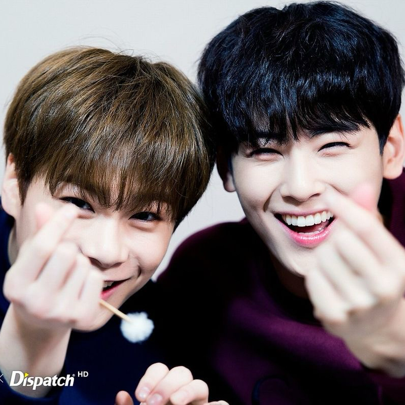 Cuplikan di balik layar dari Cha Eunwoo