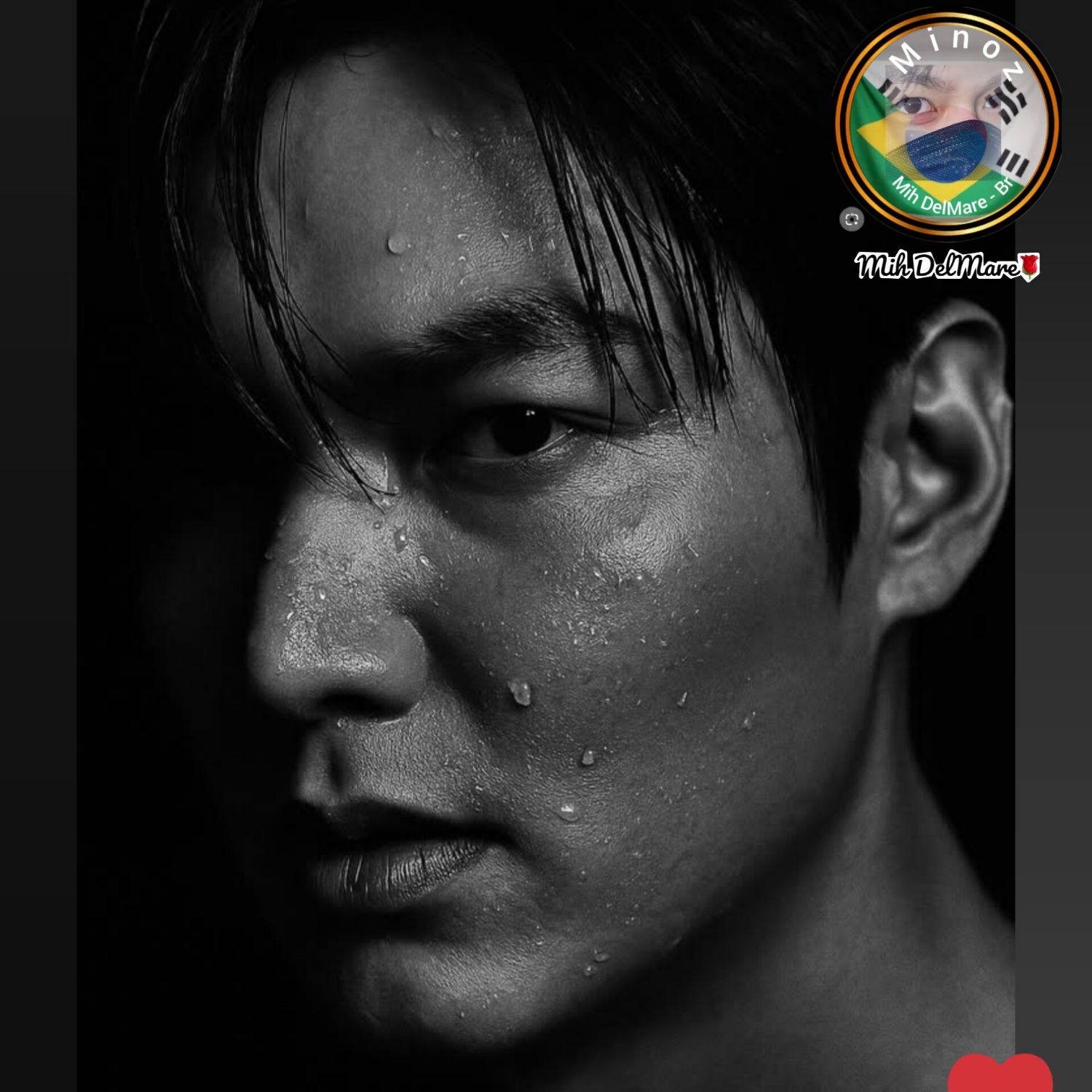 粉丝拍下的李敏镐瞬间