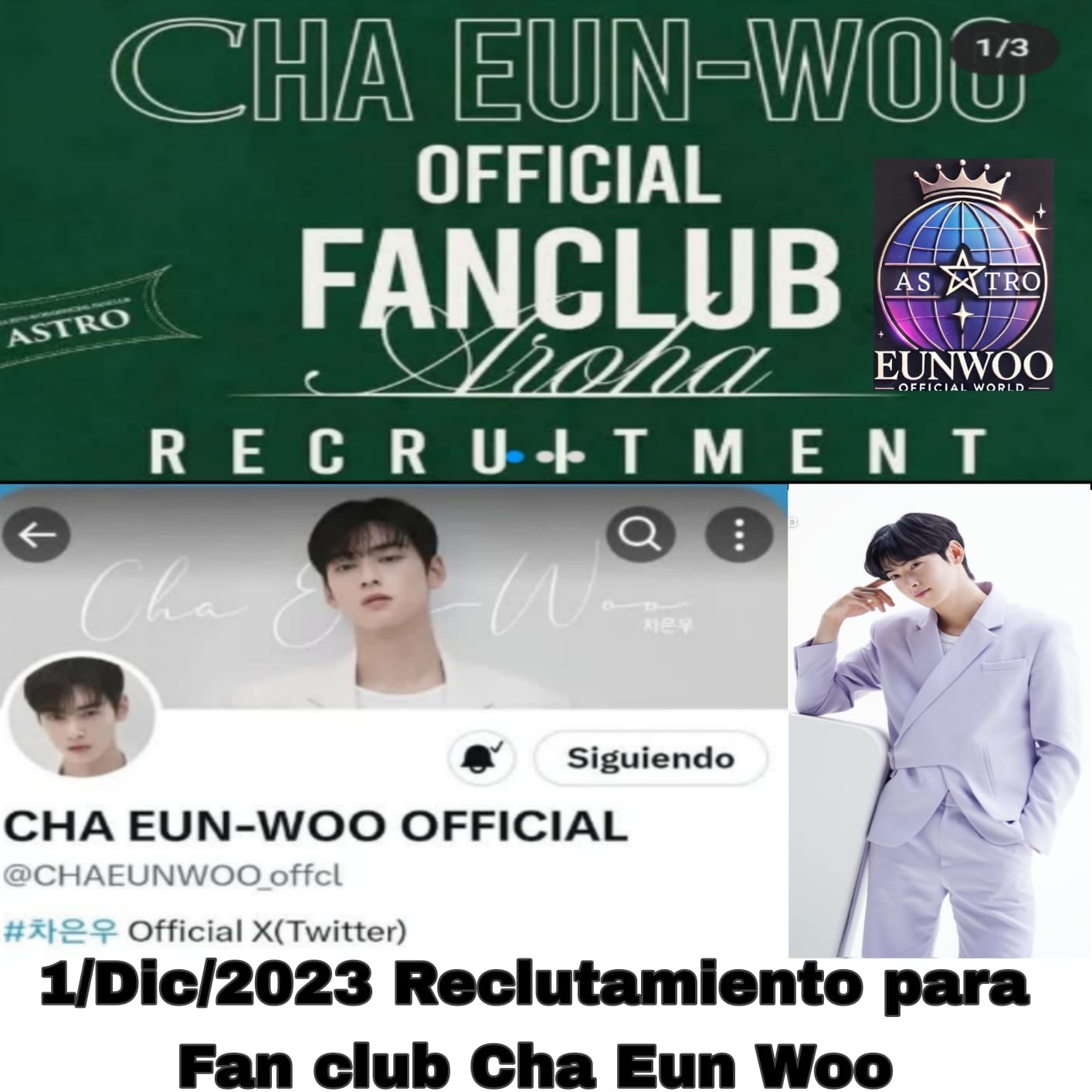 A moment captured by a fan of Cha Eunwoo