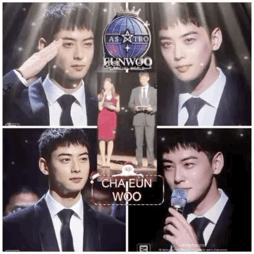 Recent activity shot of Cha Eunwoo