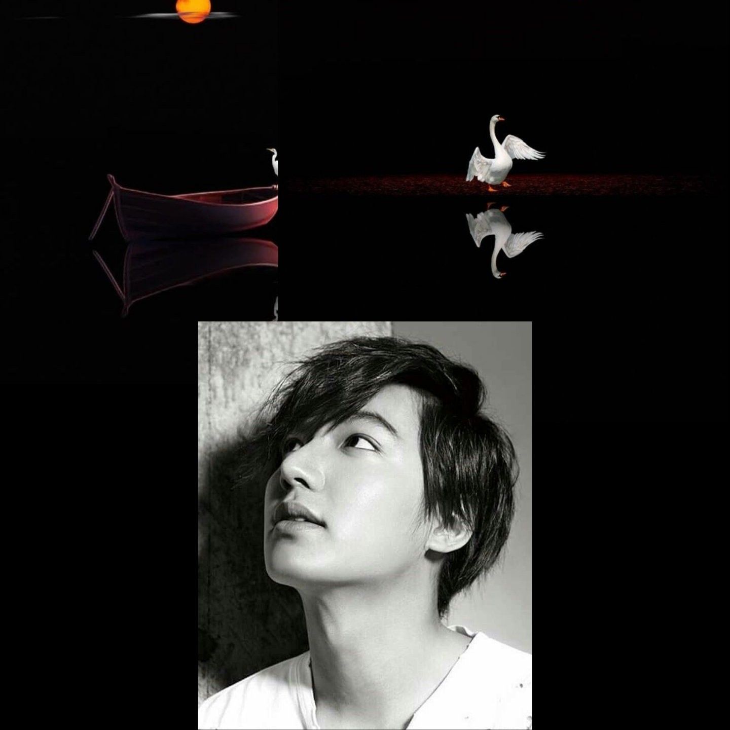 粉絲拍下的李敏鎬瞬間