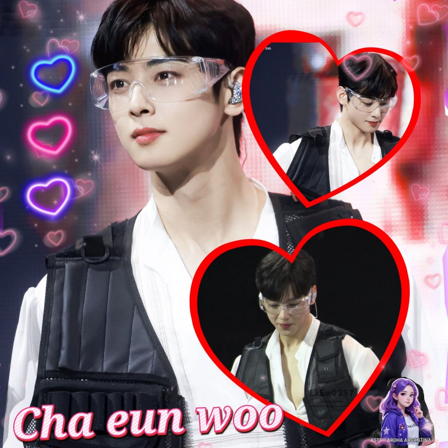 Recent activity shot of Cha Eunwoo