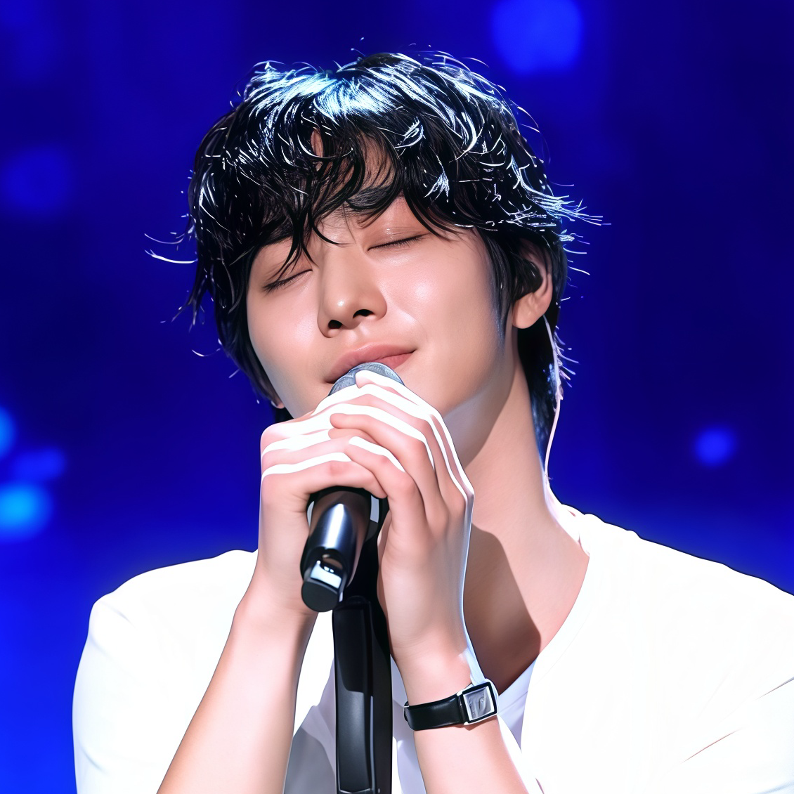 A moment captured by a fan of Ahn Hyoseop