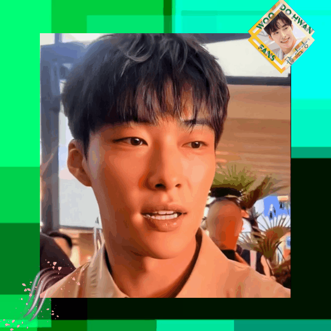 Recent activity shot of Woo Dohwan