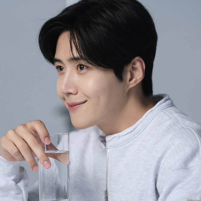 Behind-the-scenes cut of Kim Seonho