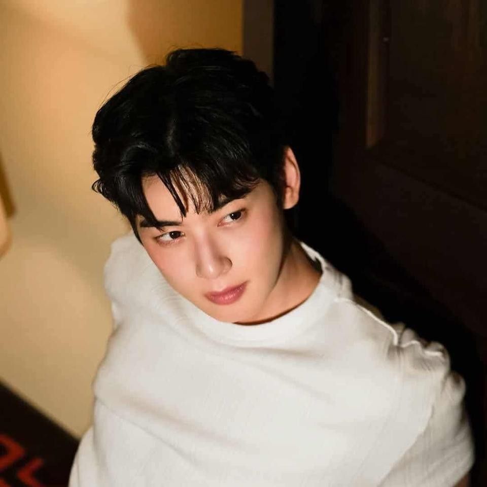 Behind-the-scenes cut of Cha Eunwoo