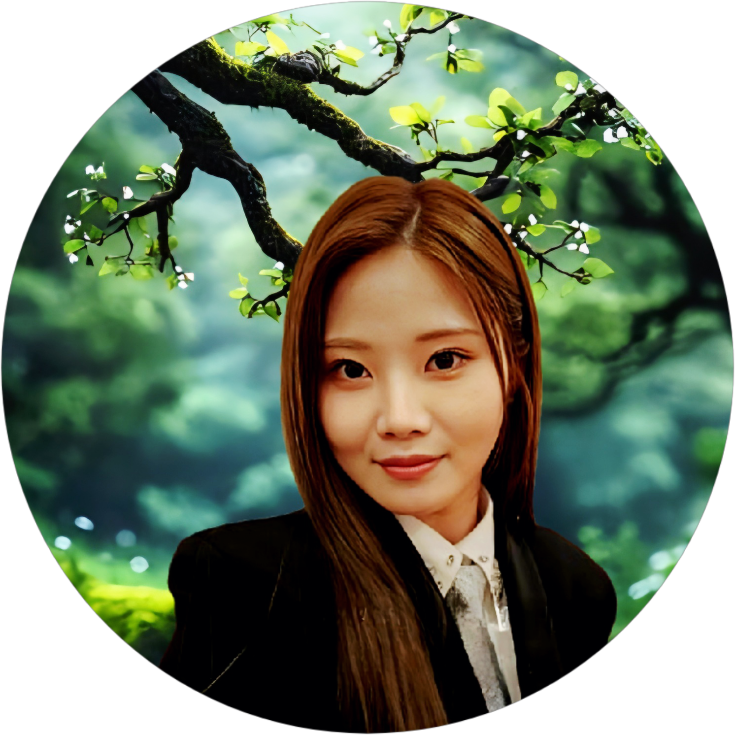 Behind-the-scenes cut of Bae Ahyeon