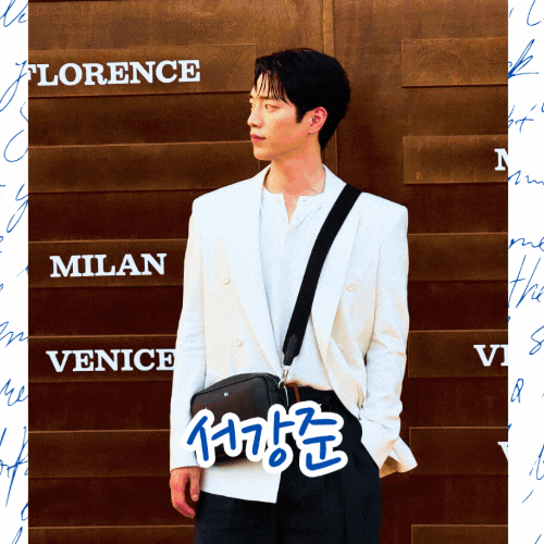 Behind-the-scenes cut of Seo Kangjoon