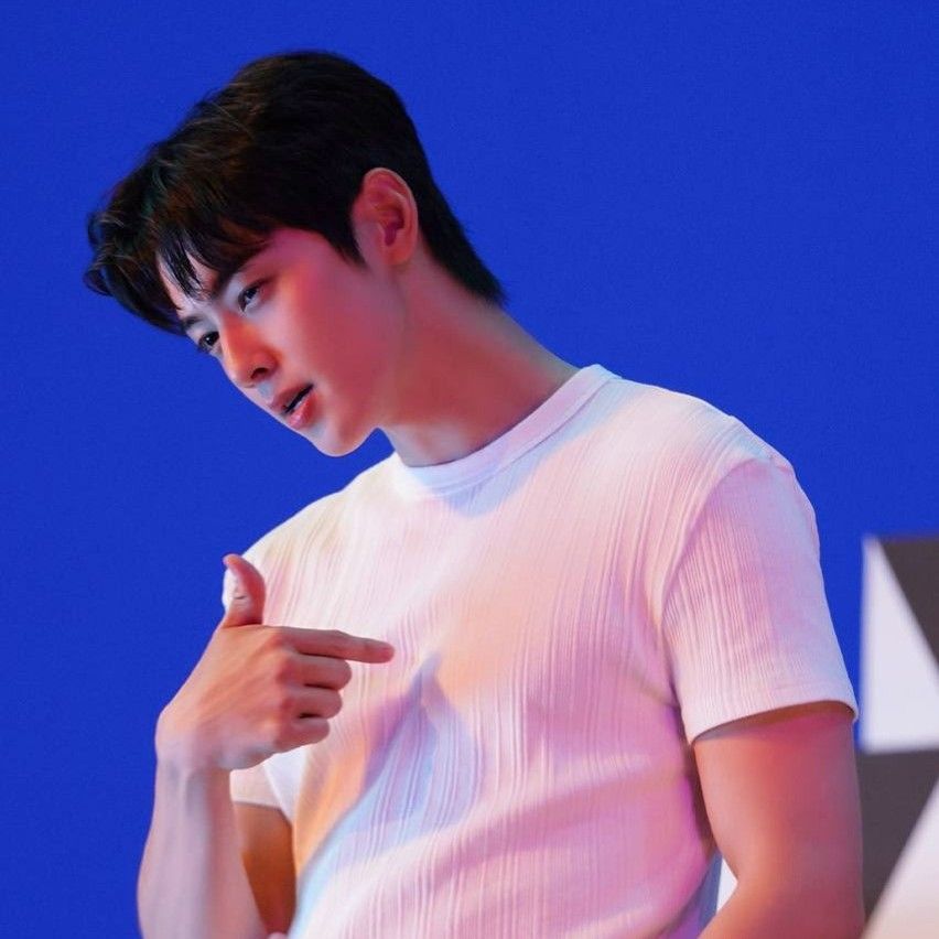 Behind-the-scenes cut of Cha Eunwoo