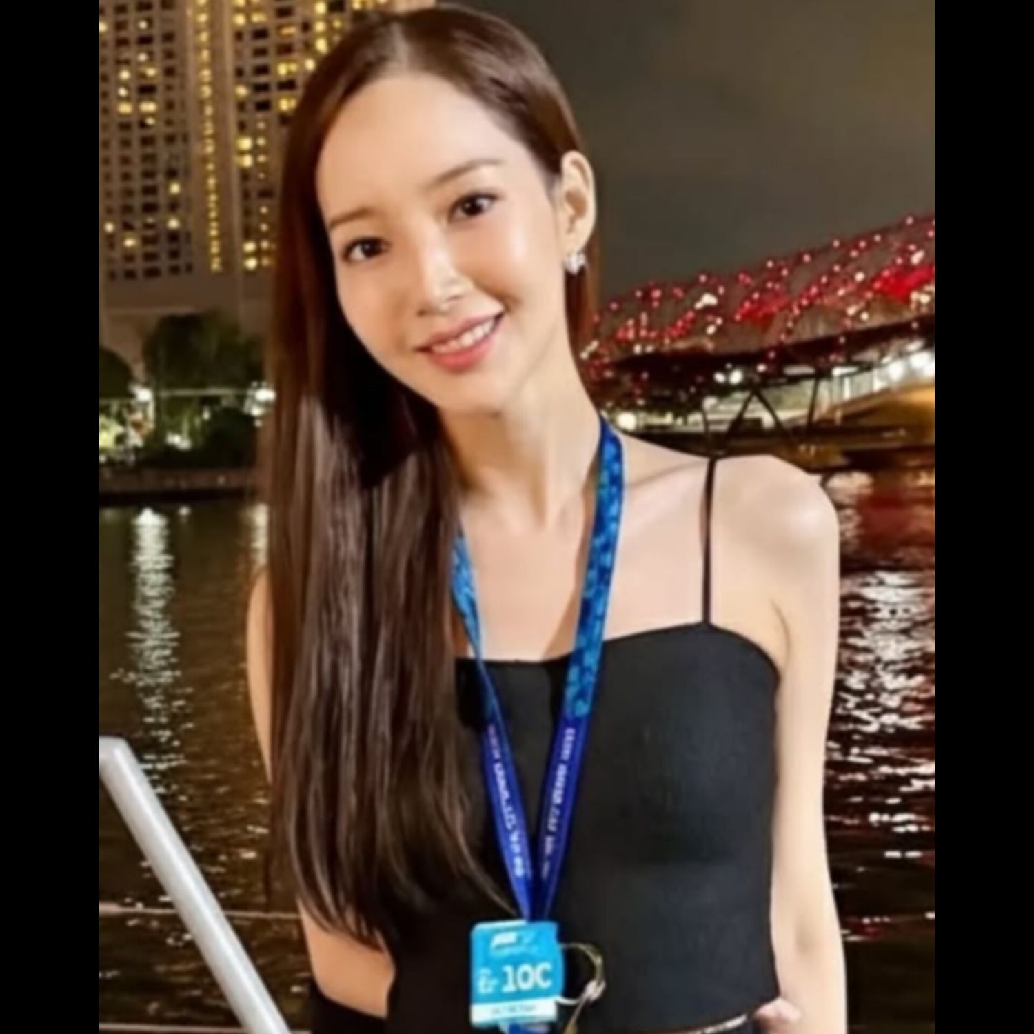 A moment captured by a fan of Park Minyoung
