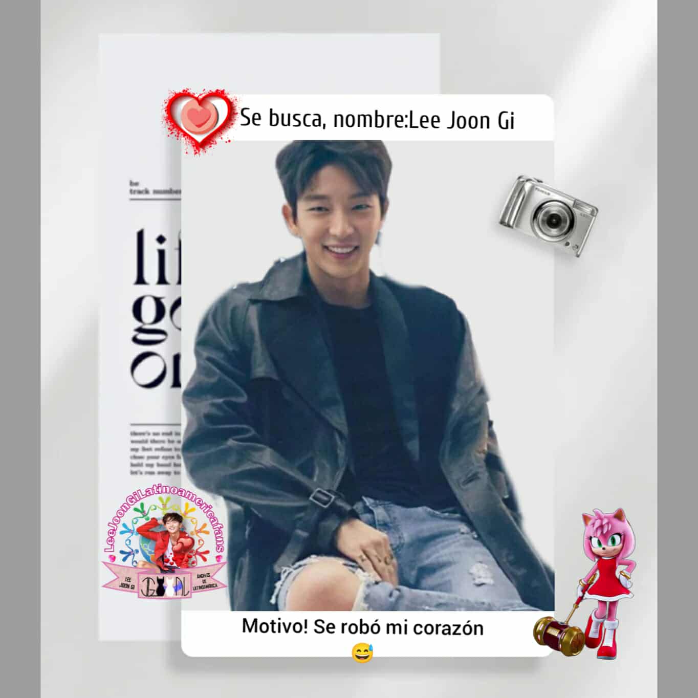 Behind-the-scenes cut of Lee Joongi