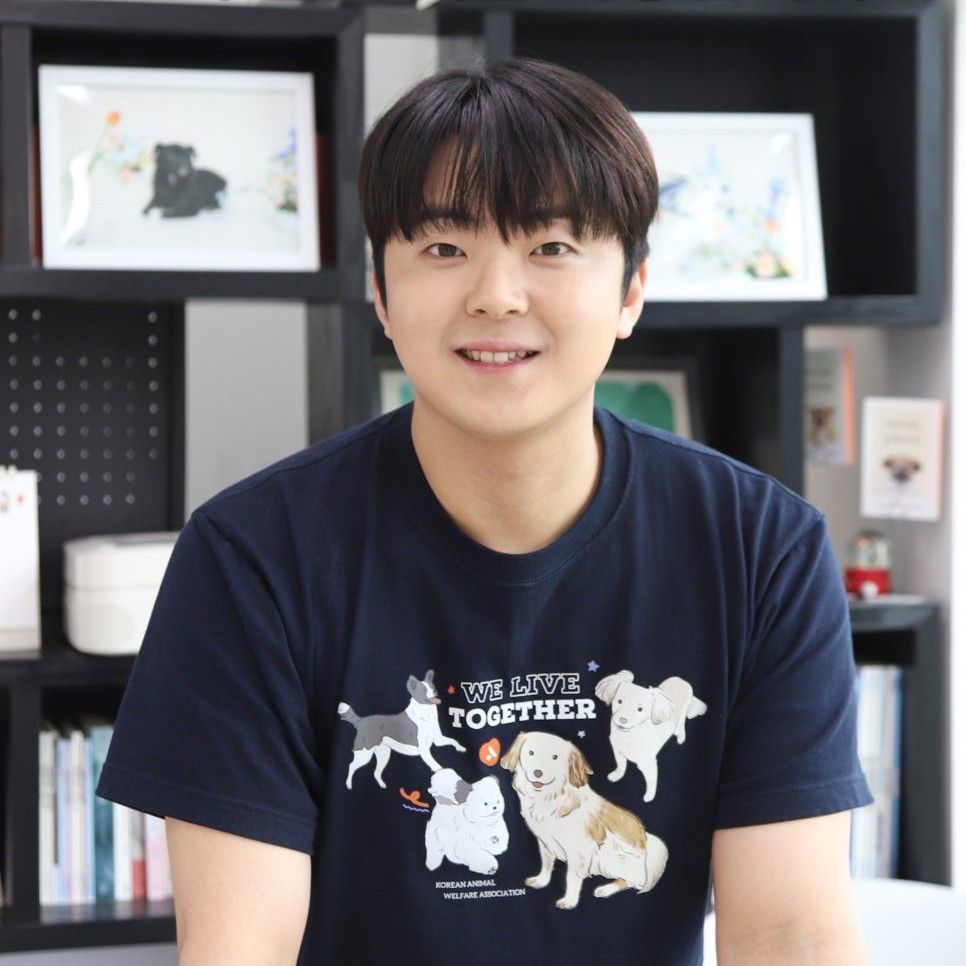 Behind-the-scenes cut of Park Minsu