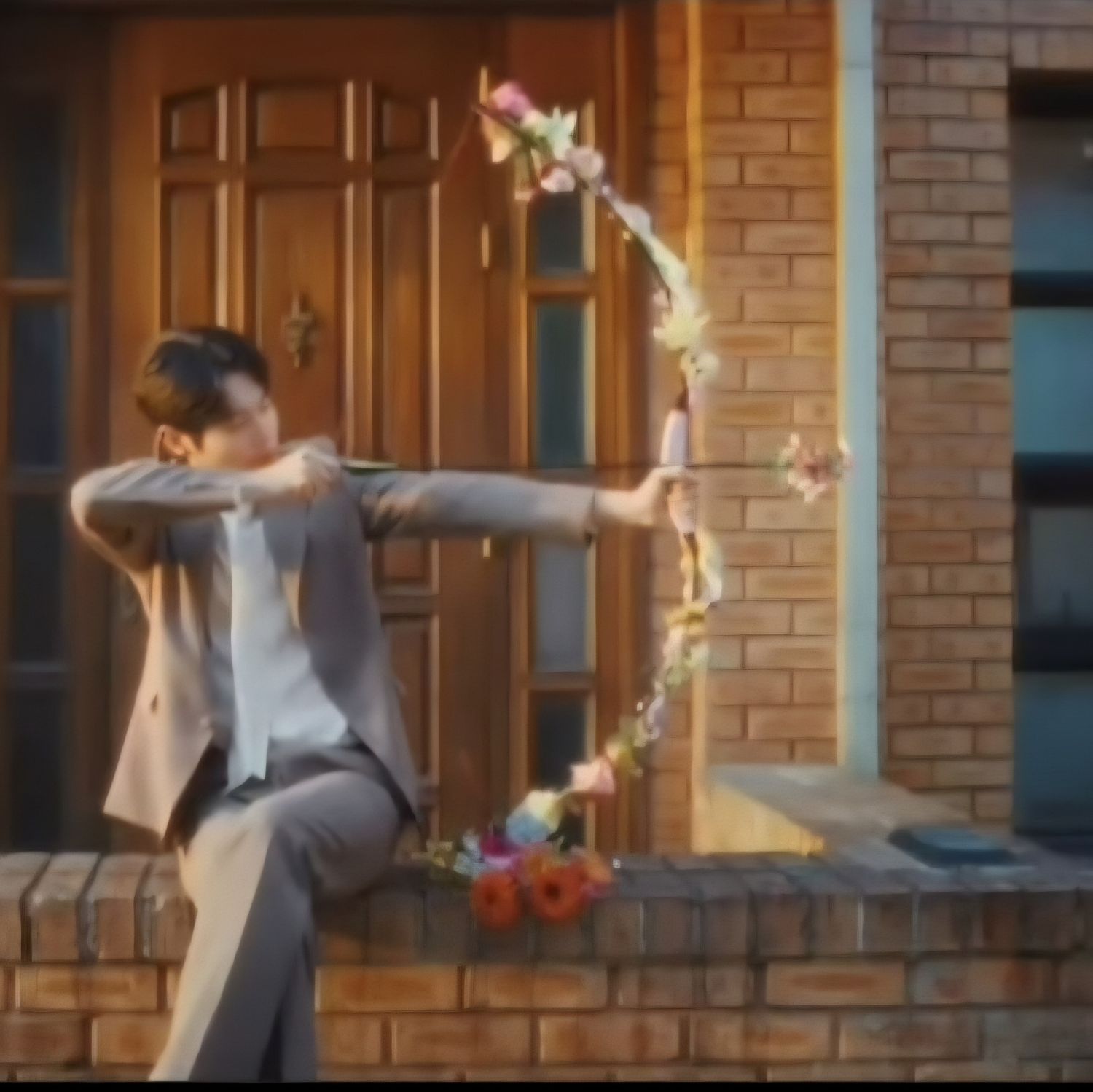 Behind-the-scenes cut of Son Taejin