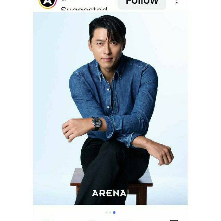 Momen yang diabadikan oleh penggemar Hyun Bin