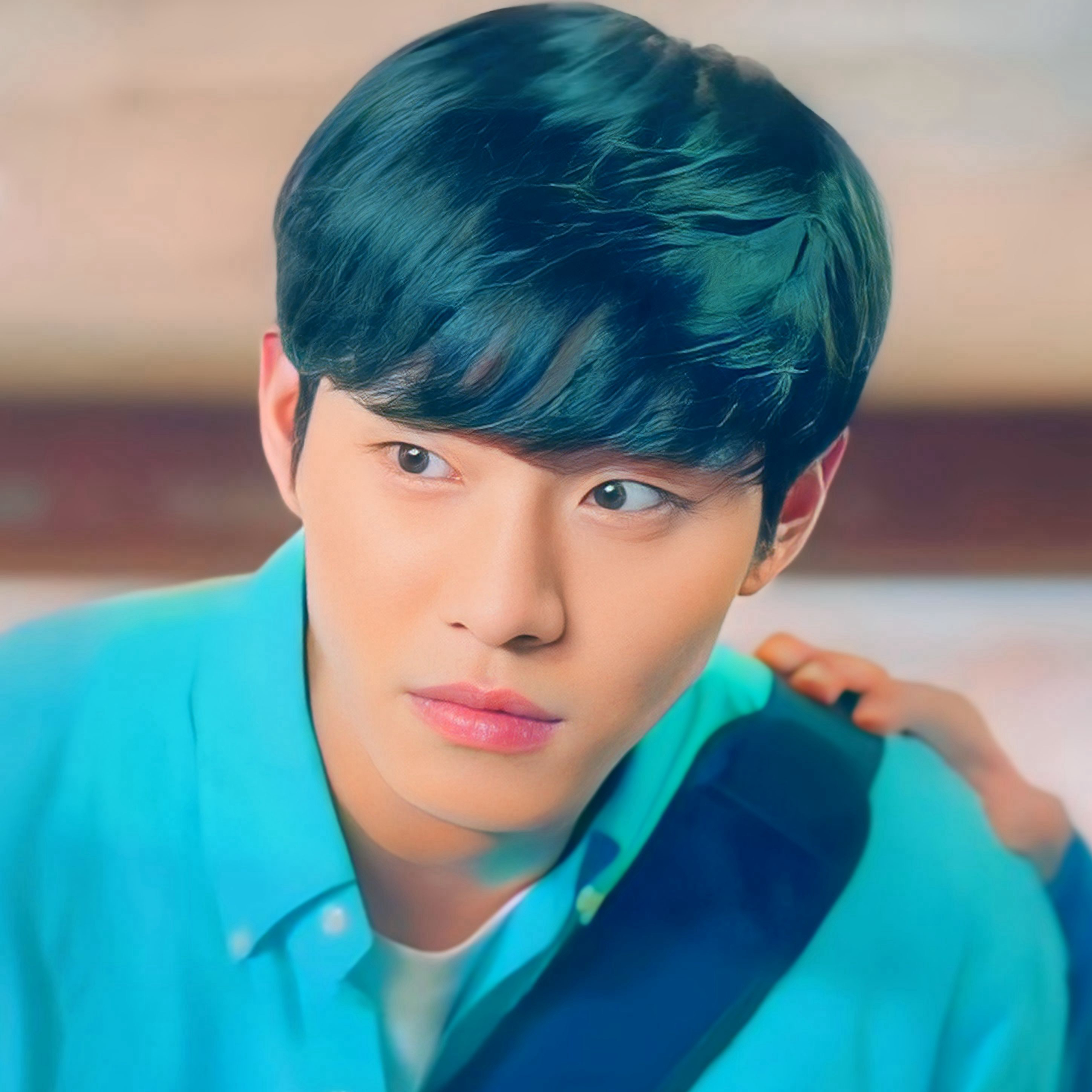 Behind-the-scenes cut of Ahn Hyoseop