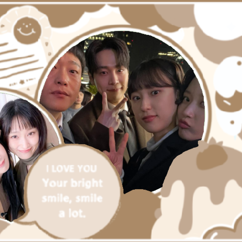 Behind-the-scenes cut of Mun Kayoung