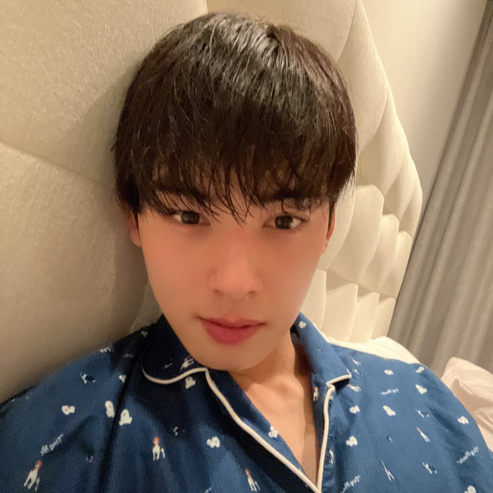 A moment captured by a fan of Cha Eunwoo