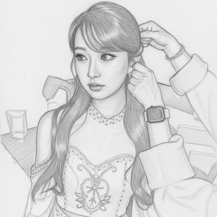 Cuplikan di balik layar dari Jeon Yujin