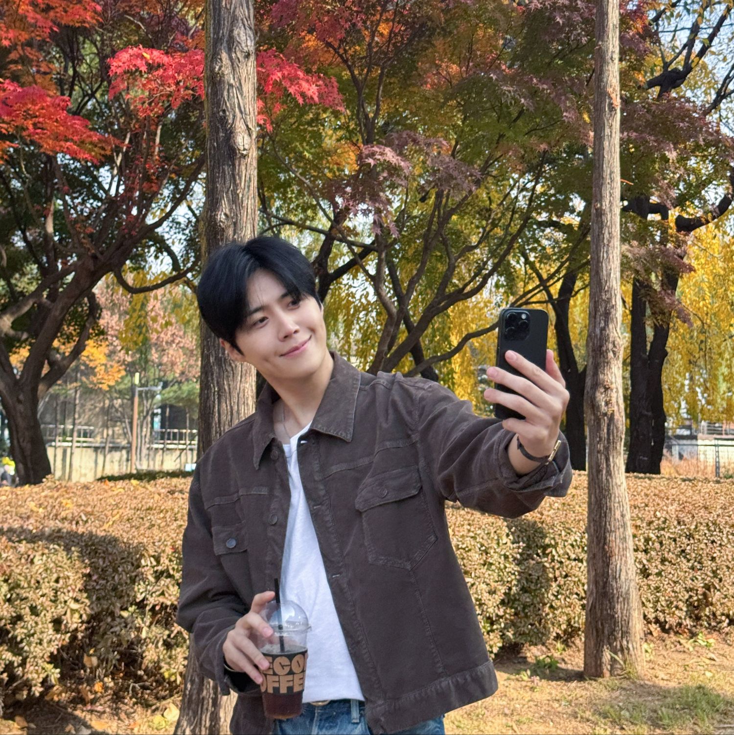 A moment captured by a fan of Kim Seonho