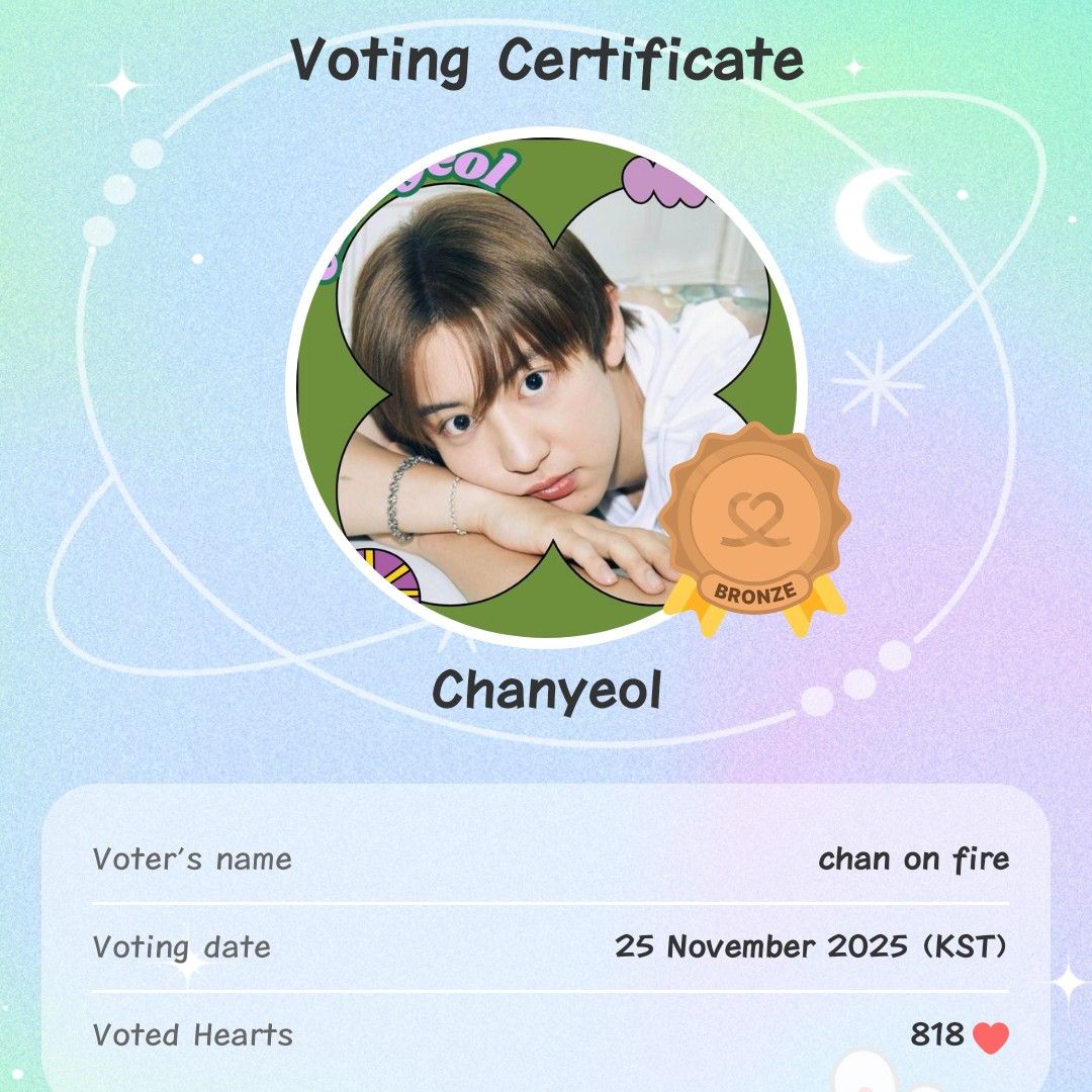 Latest photo of Chanyeol