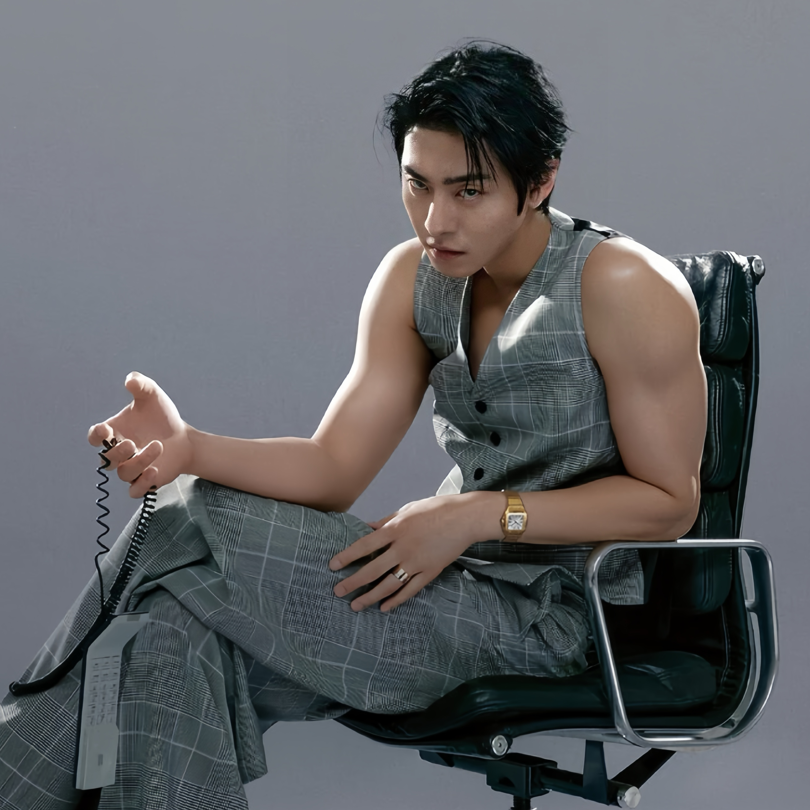 Behind-the-scenes cut of Ahn Hyoseop