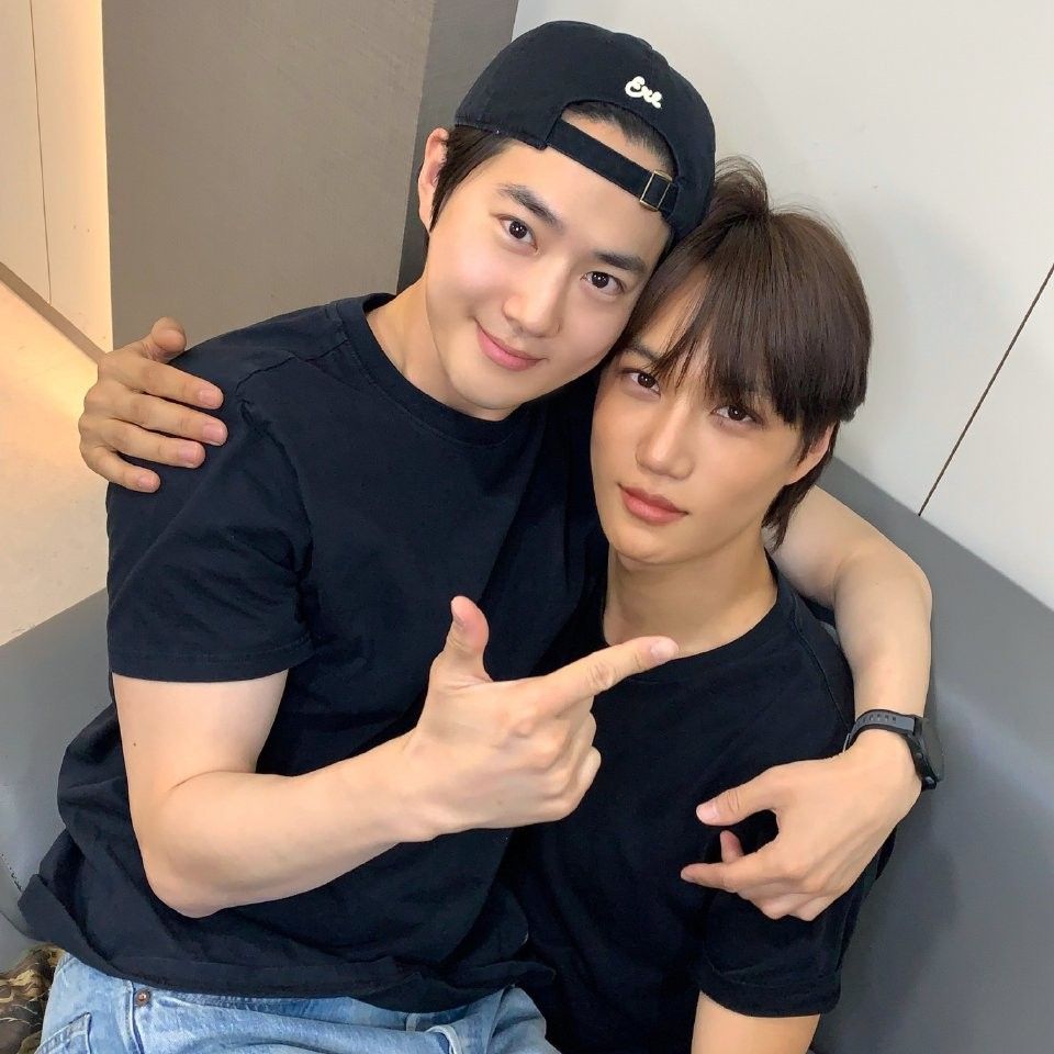 Momen yang diabadikan oleh penggemar Suho
