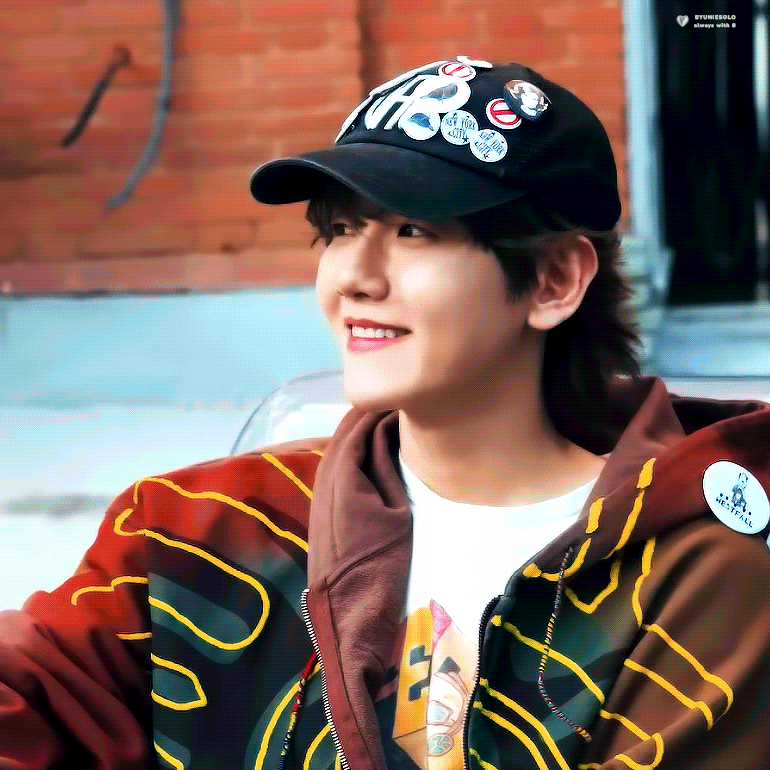 Recent activity shot of Baekhyun